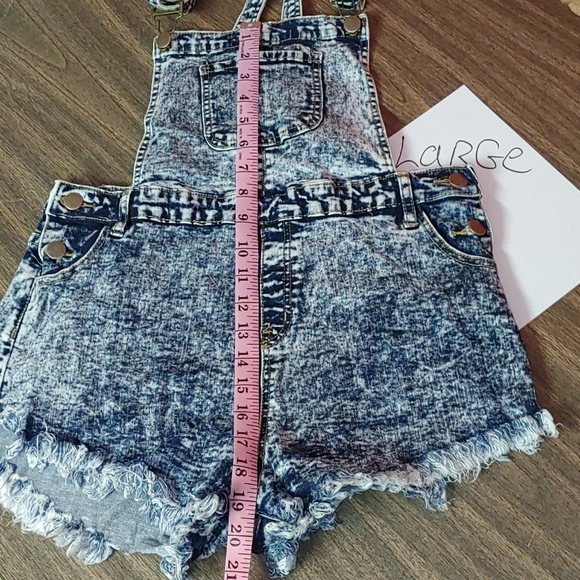 💞Fringed Mini Overalls - Picture 14 of 14